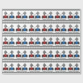 Automatisch racen cadeaupapier (Vlak)