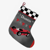 Automatisch racen en bestekken grote kerstsok (Voorkant (Hangend))