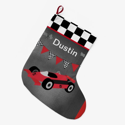 Automatisch racen en bestekken grote kerstsok (Voorkant (Hangend))