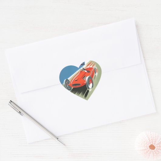 automatisch racen hart sticker (Envelop)