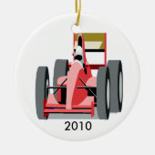 Automatisch racen keramisch ornament (Voorkant)