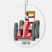 Automatisch racen keramisch ornament (Links)