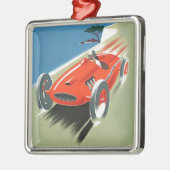 automatisch racen metalen ornament (Links)