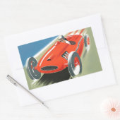  automatisch racen rechthoekige sticker (Envelop)