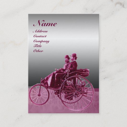 AUTOMATISCH REPARAAT AUTOMOTIEF MONOGRAM CHROOM ME VISITEKAARTJE (Voorkant)