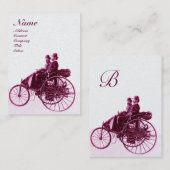 AUTOMATISCH REPARAAT AUTOMOTIEF MONOGRAM Paars wit Visitekaartje (Voorkant / Achterkant)