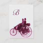 AUTOMATISCH REPARAAT AUTOMOTIEF MONOGRAM Paars wit Visitekaartje (Achterkant)