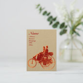 AUTOMATISCH REPARAAT AUTOMOTIVE MONOGRAM Brown Kra Visitekaartje (Staand voorkant)