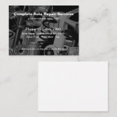 Automatisch reparatieservice - thema Automatische Visitekaartje (Voorkant / Achterkant)