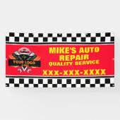 Automatisch repareren aanpassen Winkel met uw Logo Spandoek (Horizontaal)