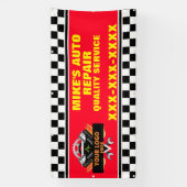 Automatisch repareren aanpassen Winkel met uw Logo Spandoek (Verticaal)