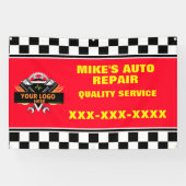 Automatisch repareren aanpassen Winkel met uw Logo Spandoek (Horizontaal)