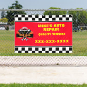 Automatisch repareren aanpassen Winkel met uw Logo Spandoek (Insitu)