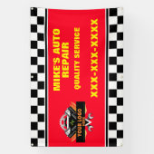 Automatisch repareren aanpassen Winkel met uw Logo Spandoek (Verticaal)