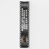 Automatisch repareren aanpassen Winkel met uw Logo Spandoek (Verticaal)