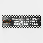 Automatisch repareren aanpassen Winkel met uw Logo Spandoek (Horizontaal)