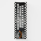 Automatisch repareren aanpassen Winkel met uw Logo Spandoek (Verticaal)