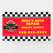 Automatisch repareren aanpassen Winkel met uw Logo Spandoek (Horizontaal)