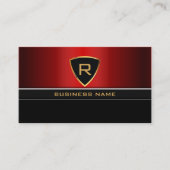 Automatisch repareren van Royal Gold Shield Red Me Visitekaartje (Voorkant)