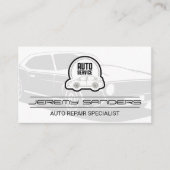 Automatisch repareren van services | Auto-Logo Visitekaartje (Voorkant)