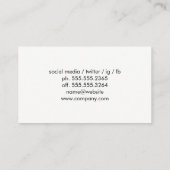 Automatisch rijden Logo Visitekaartje (Achterkant)