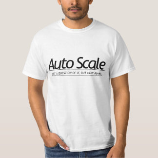 Automatisch schalen t-shirt