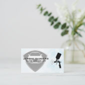 Automatisch technicus | Autodiensten Visitekaartje (Staand voorkant)