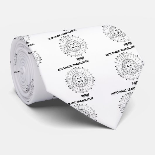 Automatisch vertaler in (RNA Codon Wheel) Stropdas (Opgerold)