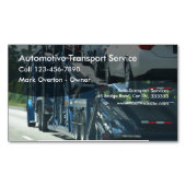 Automatisch vervoer magnetisch visitekaartje (Voorkant)