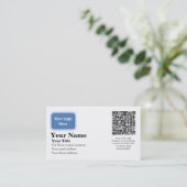 Automatisch Visitekaartje voor e-mailbestellingen (Staand voorkant)