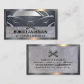 Automatisch voorste Uitzicht | Logo's van Wrenches Visitekaartje (Voorkant / Achterkant)