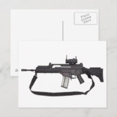 Automatisch wapen G36 Briefkaart (Voorkant / Achterkant)