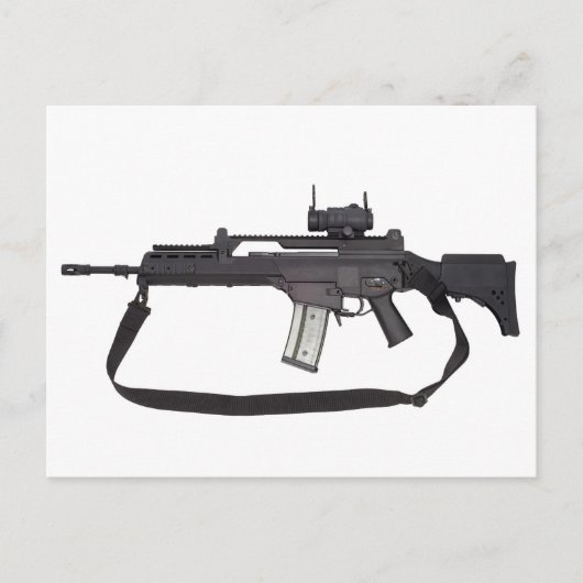 Automatisch wapen G36 Briefkaart (Voorkant)