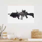 Automatisch wapen G36 Poster (Keuken)