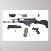 Automatisch wapen G36 Poster (Voorkant)