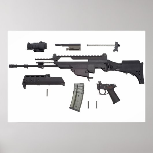 Automatisch wapen G36 Poster (Voorkant)