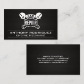 Automatisch winkelen | Reparatiewagens Visitekaartje (Voorkant / Achterkant)