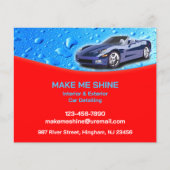 Automatische detailing van waterdruppels flyer (Voorkant)