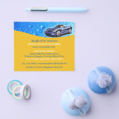 Automatische detailing van waterdruppels flyer (Enkel)