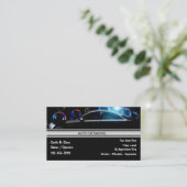 Automatische detaillering van moderne Visitekaartj Visitekaartje (Staand voorkant)