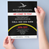 Automatische details | Auto Repair Shop Flying Bir Flyer (Hand)