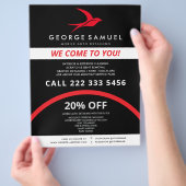 Automatische details | Auto Repair Shop Flying Bir Flyer (Hand)