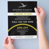 Automatische details | Auto Repair Shop Flying Bir Flyer (Hand)