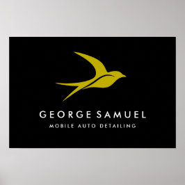 Automatische details | Auto Repair Shop Flying Bir Poster