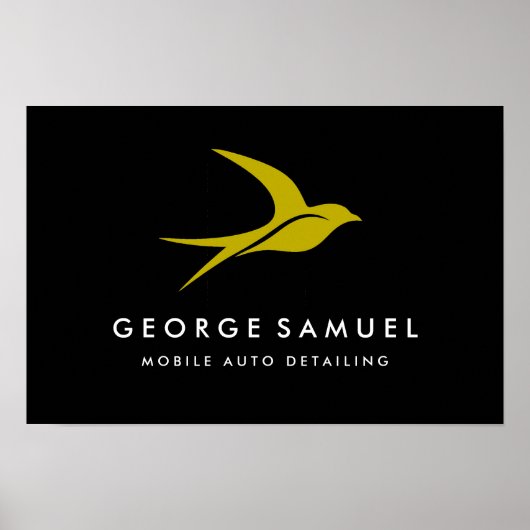 Automatische details | Auto Repair Shop Flying Bir Poster (Voorkant)