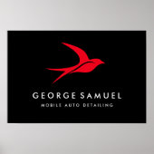 Automatische details | Auto Repair Shop Flying Bir Poster (Voorkant)