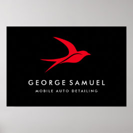 Automatische details | Auto Repair Shop Flying Bir Poster