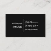 Automatische details | Auto Repair Shop Flying Bir Visitekaartje (Achterkant)