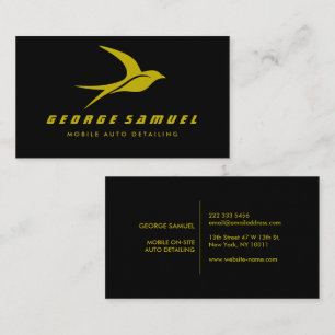Automatische details   Auto Repair Shop Flying Bir Visitekaartje