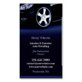 Automatische details magnetisch visitekaartje (Voorkant Verticaal)